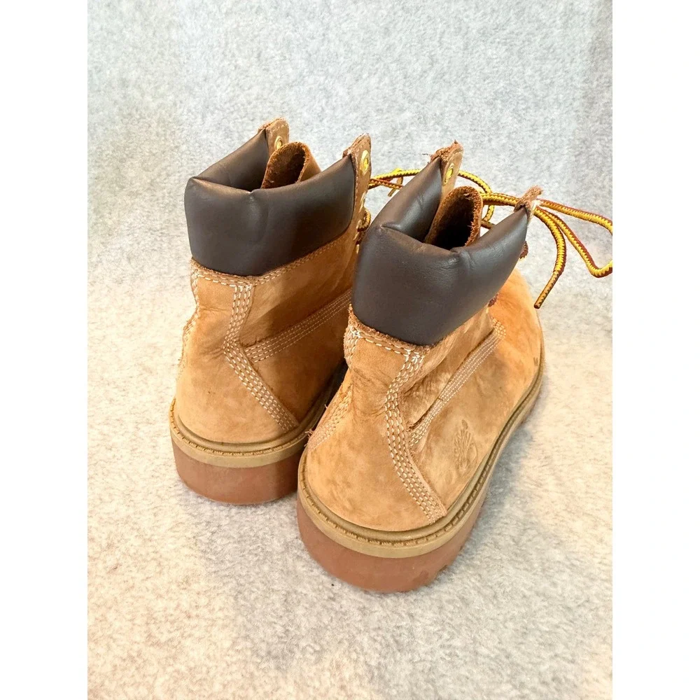 Timberland 6 Inch Premium Waterproof Boots Wheat Nubuck Primaloft Work Boots